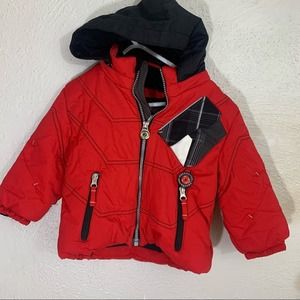 Obermeyer red winter kids coat Size 2 Great condition!